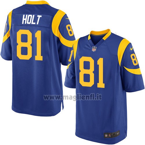 Maglia NFL Game Bambino Los Angeles Rams Holt Blu